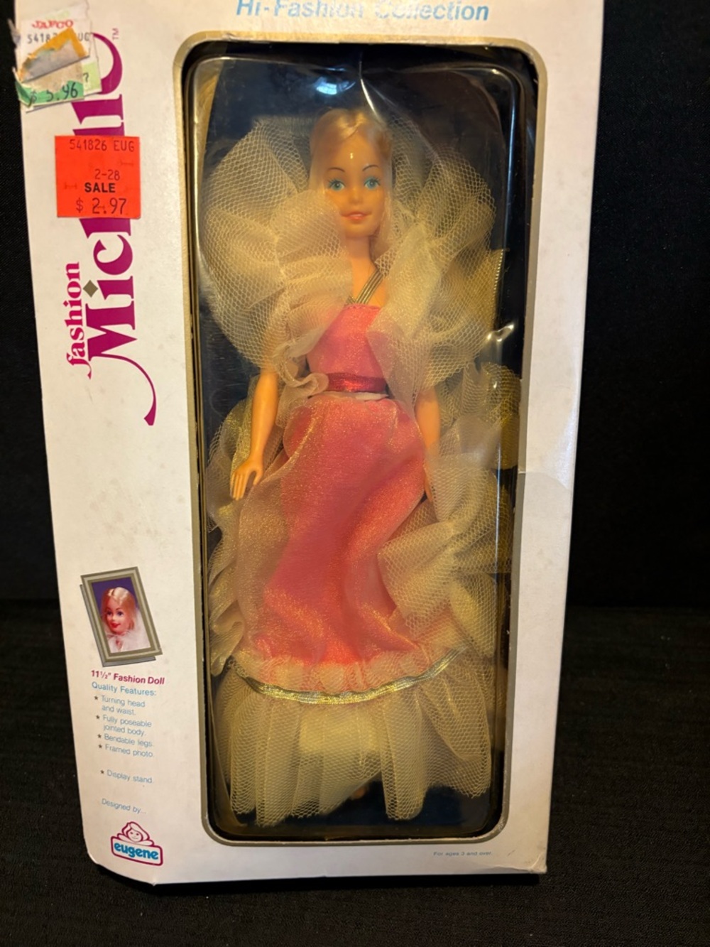 Michelle Fashion Doll Eugene 11.5" Poseable Bendable Doll 21170 Box Is Aged